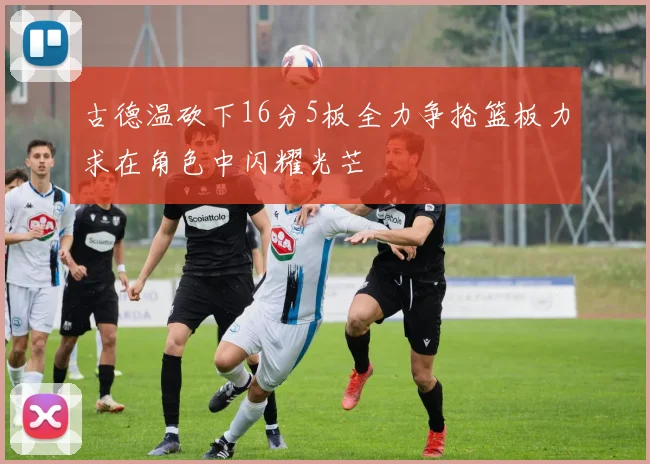 古德温砍下16分5板全力争抢篮板力求在角色中闪耀光芒